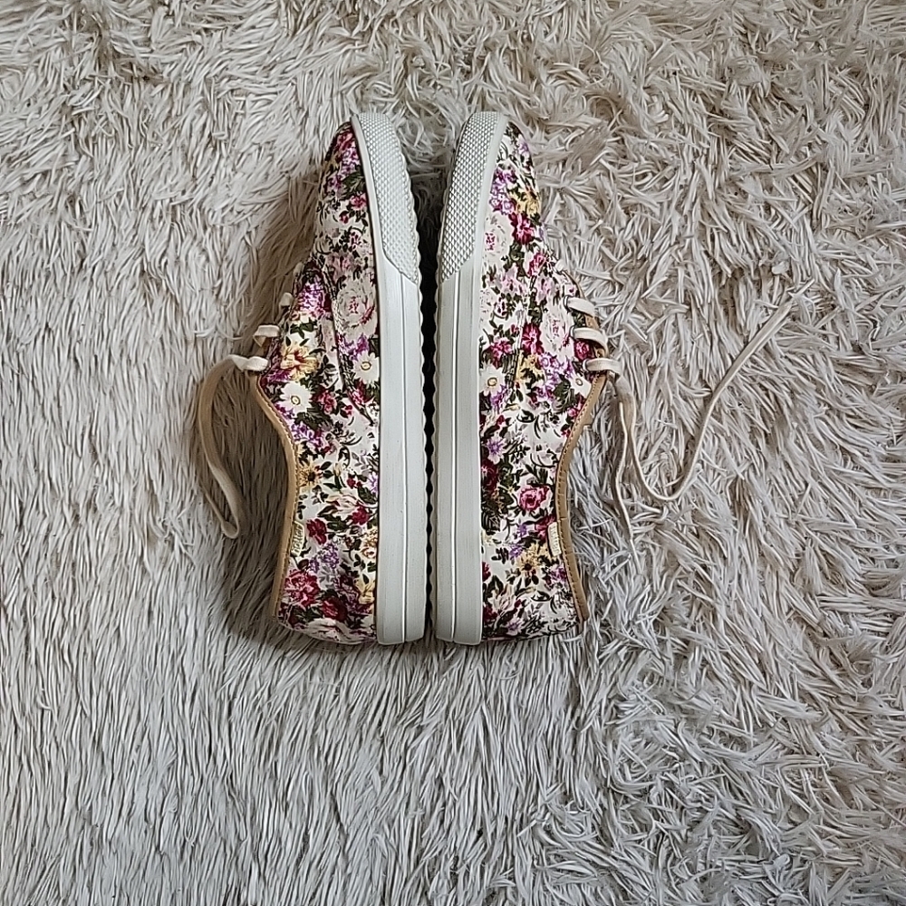 Hotter Comfort Concept Mabel Floral Flower Tennis Shoes Sneakers - 10 - Picture 7 of 12